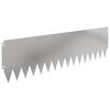 vidaXL Bordura per Prato 20 pz 103 x 30 cm Acciaio Argento