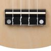 vidaXL Set Ukulele Soprano con Borsa per Bambini Legno Naturale 23"