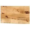 vidaXL Piano Tavolo 60x40x3,8 cm Bordi Vivi Legno di Mango Grezzo