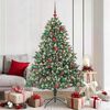 vidaXL Albero di Natale artificiale con 300 LED Verde 180 cm