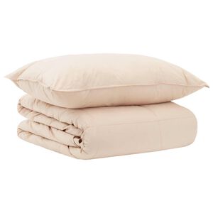vidaXL Set di Piumoni 2 pz 135 x 200 cm Estate 850 gsm Beige