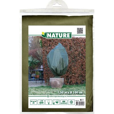 Nature Copertura Invernale in Pile 50 g/m² 157x100 cm Verde