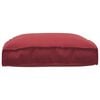 vidaXL Cuscino Rosso Vino 80 x 80 x 12 cm Tessuto Oxford