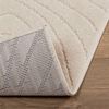 vidaXL Tappeti per area Quadrato PALMERAS Beige 120 x 120 cm