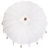 vidaXL Parasol Balinese Crema 185 x 185 x 260 cm