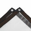 vidaXL Telo con Occhielli Trasparente 1 x 2 m Polietilene