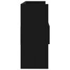 vidaXL Credenza Nera 105x30x70 cm in Legno Multistrato