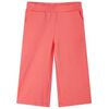 vidaXL Pantaloni per Bambini a Gamba Larga Corallo 92