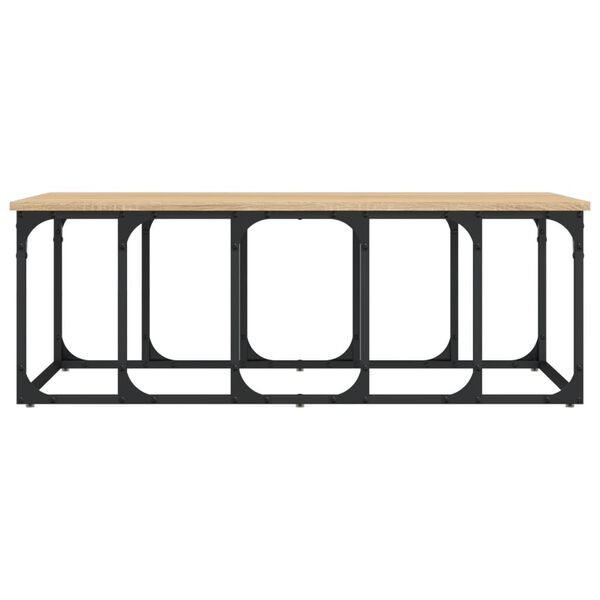 vidaXL Tavolino Salotto Rovere Sonoma 100x50x35,5cm Legno Multistrato