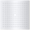 vidaXL Soffione per Doccia a Pioggia 2pz Acciaio Inossidabile 25x25 cm