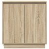 vidaXL Madia LED Rovere Sonoma 71 x 34,5 x 75 cm Legno multistrato