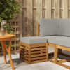 vidaXL Panca da esterno Legno di Acacia Massello Naturale