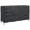 vidaXL Copertura per mobili Tinta unita Nero 180 x 70 x 90 cm 210D