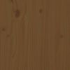 vidaXL Comodino Marrone Ambra 40x35x49 cm in Legno Massello di Pino