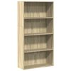 vidaXL Libreria Rovere Sonoma 80x30x152 cm in Legno Multistrato