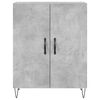 vidaXL Credenza Grigio Cemento 69,5x34x90 cm in Legno Multistrato