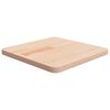 vidaXL Piano Tavolo Quadrato 40x40x2,5 cm Massello Rovere Non Trattato
