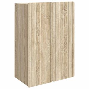 vidaXL Mobiletto a muro Rovere Sonoma 66 x 34,5 x 92 cm