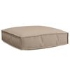 vidaXL Cuscino Tessuto Oxford Tortora 60 x 60 x 12 cm
