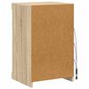 vidaXL Credenza con Luci LED Rovere Sonoma 41x37x67 cm