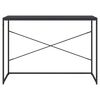 vidaXL Scrivania per Computer Nera 110x60x70 cm in Legno Multistrato