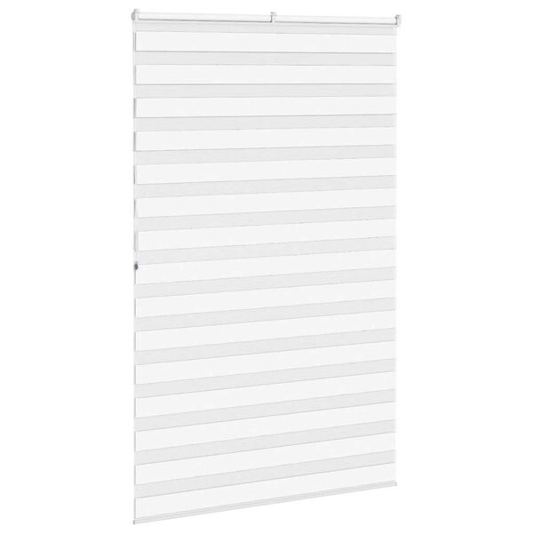 vidaXL Tenda a Rullo Zebra Larghezza Tessuto 140,9 cm Poliestere