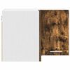 vidaXL Armadio pensile Rovere Affumicato e Bianco 57 x 57 x 40 cm