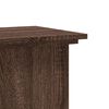 vidaXL Supporto per Piante Rovere Marrone 33x33x80cm Legno Multistrato