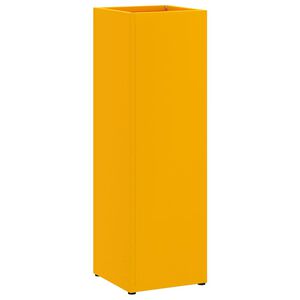 vidaXL Stand per Ombrelli da Pioggia Senape 15,5 x 15,5 x 49 cm