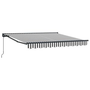 vidaXL Struttura della tenda Antracite e Bianco 300 x 250 cm