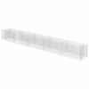 vidaXL Gabbione Letto Rialzato in Acciaio Zincato 450x50x50 cm