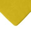 vidaXL Cuscini per Seduta 4 pcs Giallo 40 x 40 x 3 cm Velluto
