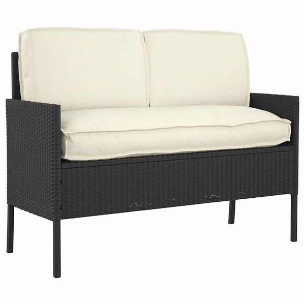 vidaXL Set di Cuscini per Pallet 3 pcs Crema 120 x 60 x 12 cm