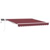 vidaXL Tenda retrattile Borgogna 300 x 250 cm Tessuto e Alluminio