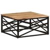 vidaXL Tavolino da Salotto 68x68x35 cm in Legno Massello di Acacia