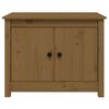 vidaXL Tavolino da Salotto ambra 71x49x55 cm in Legno Massello di Pino