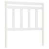 vidaXL Testiera per Letto Bianca 106x4x100cm in Legno Massello di Pino
