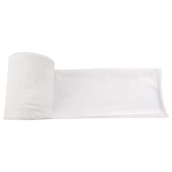 vidaXL Tubo di Drenaggio Bianco 16 x 5000 cm Tessuto