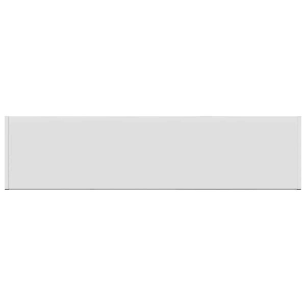 vidaXL Soglia della Finestra Bianco 80 x 25 x 4,5 cm PVC