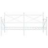 vidaXL Dormeuse senza Materasso Bianco 100x190 cm in Acciaio