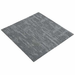 vidaXL Piastrella per Tappeto Grigio Cemento 50 x 50 cm 36 pz