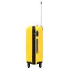 vidaXL Set Trolley a Custodia Rigida 3 pz Giallo in ABS