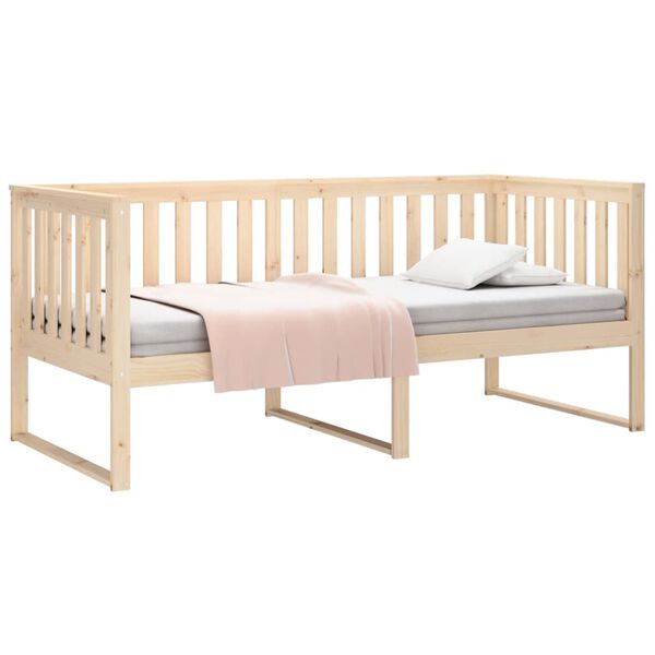 vidaXL Dormeuse senza Materasso 100x200 cm in Legno Massello di Pino