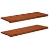 vidaXL Soglie per finestre 2 pz Marrone 110 x 40 x 2 cm