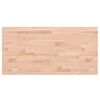 vidaXL Piano Tavolo 80x40x1,5cm Rettangolare Legno Massello Faggio