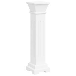 vidaXL Supporto piante forma pilastro classico quadrato MDF