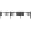 vidaXL Recinzione a Pali 3 pcs WPC 614x60 cm