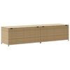 vidaXL Contenitore da Giardino Beige Misto 469L in Polyrattan