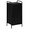 vidaXL Credenza Rovere Nero 97 x 33 x 81 cm Legno ingegnerizzato