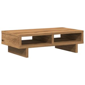 vidaXL Supporto per Monitor Rovere Artigianale 50x27x15 cm Truciolato